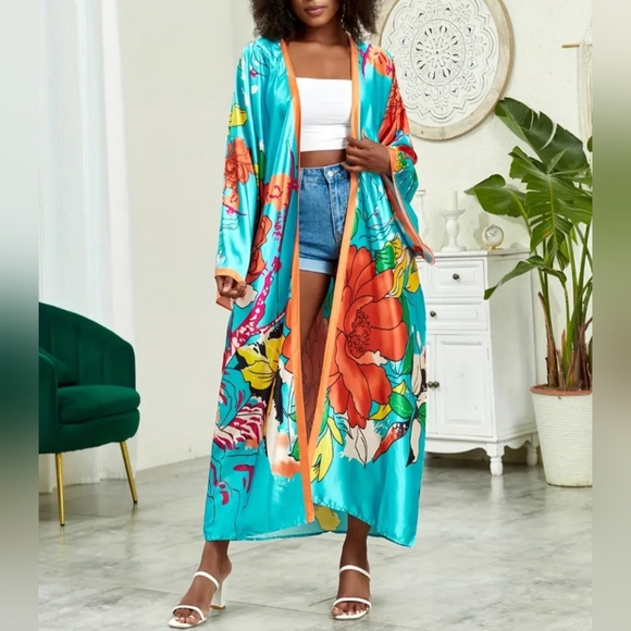 Other - Women's Plus Size Boho Kimono